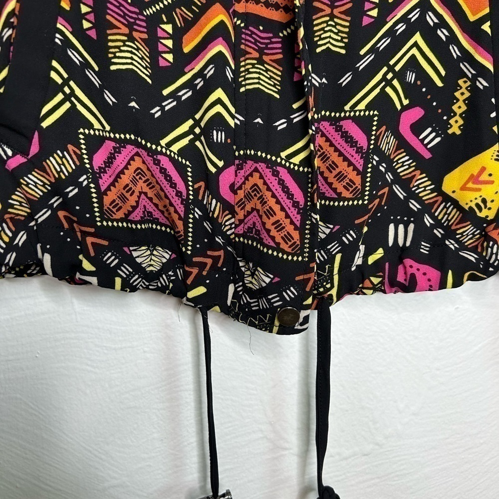 H&m Coachella Geometric Colorful Jacket Size Small / US4 - Picture 4 of 7